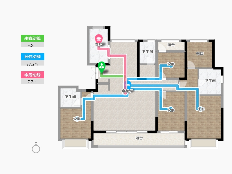 浙江省-宁波市-海语天下-150.00-户型库-动静线