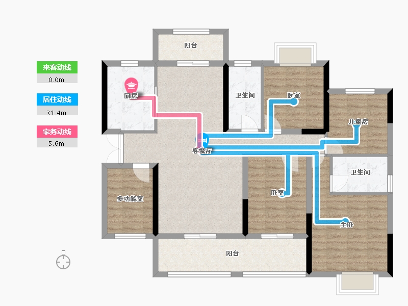 湖南省-湘潭市-百嘉信富瑶天下-114.28-户型库-动静线