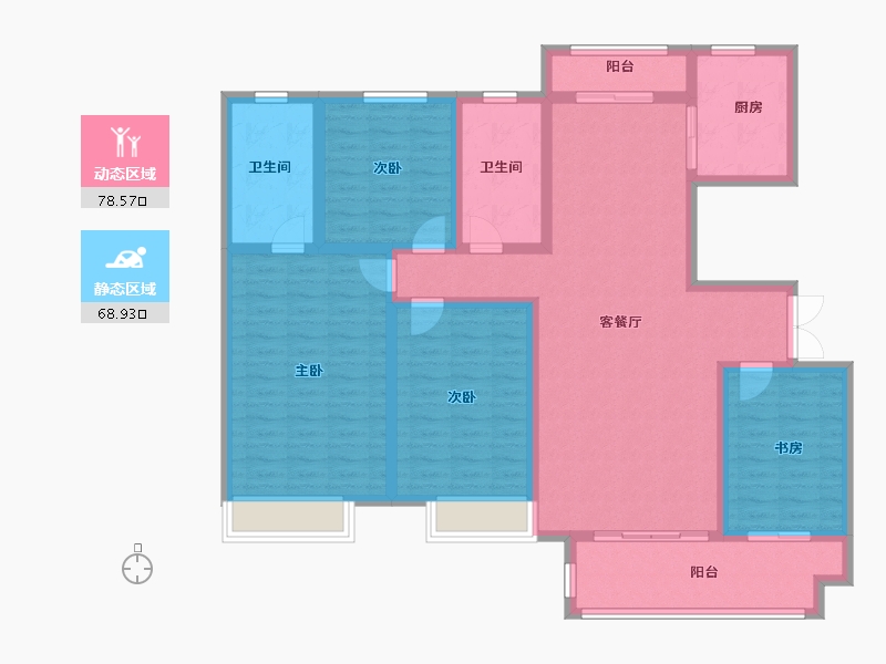 河南省-平顶山市-郏县建业城-132.00-户型库-动静分区