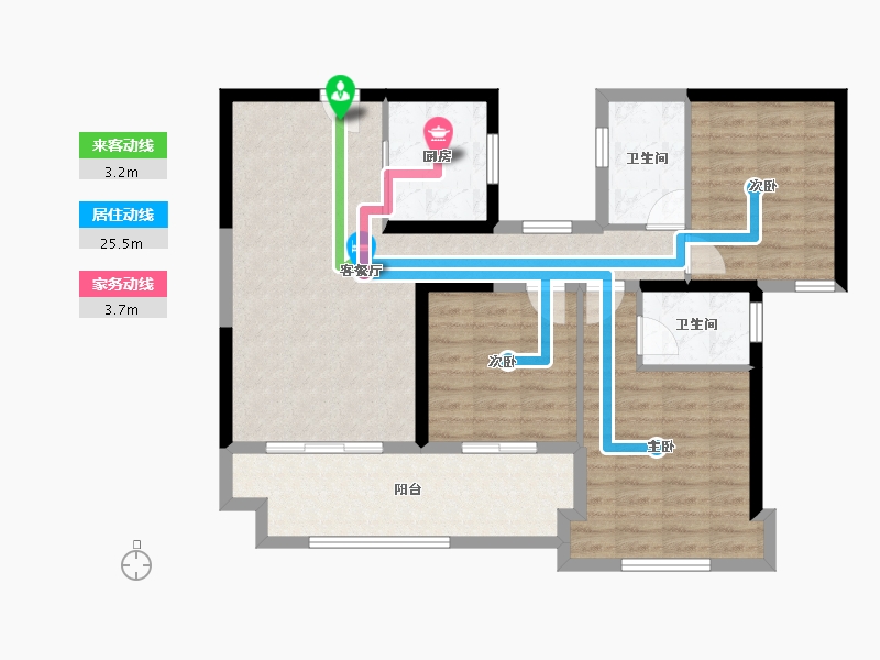 福建省-莆田市-皇庭美域丹郡-89.00-户型库-动静线