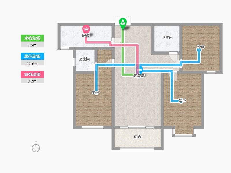 河北省-邯郸市-愉知苑-118.03-户型库-动静线