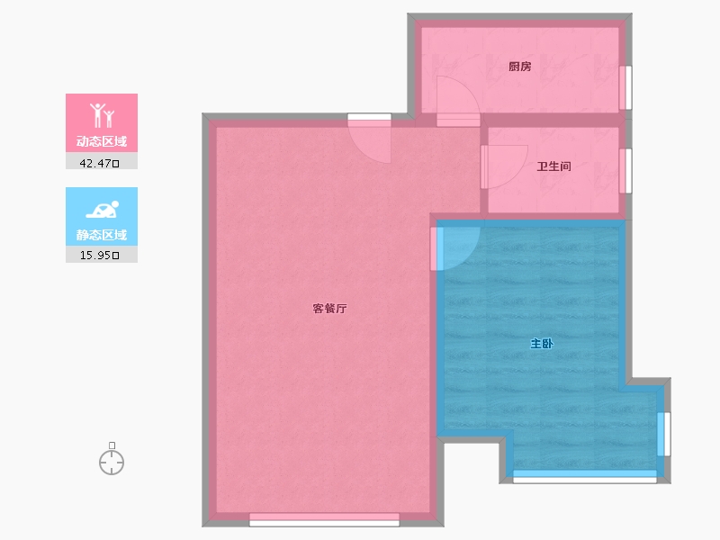 辽宁省-锦州市-东一锦绣蓝湾-52.13-户型库-动静分区