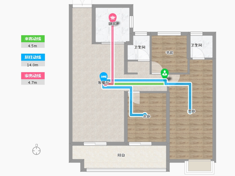 山东省-菏泽市-海鸿单州府君子印-97.00-户型库-动静线