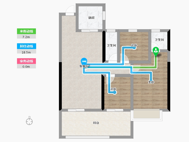 湖北省-荆门市-众和月湖壹品-81.21-户型库-动静线