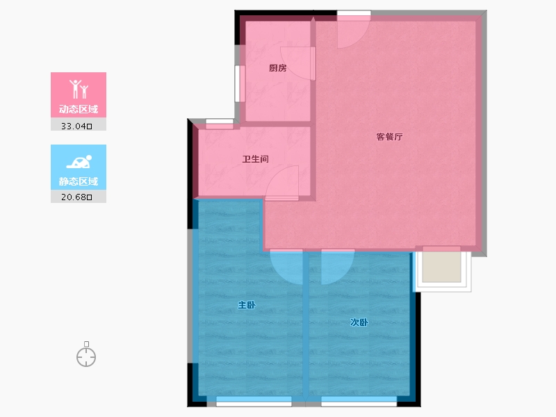 福建省-莆田市-铜锣湾万达广场-48.57-户型库-动静分区