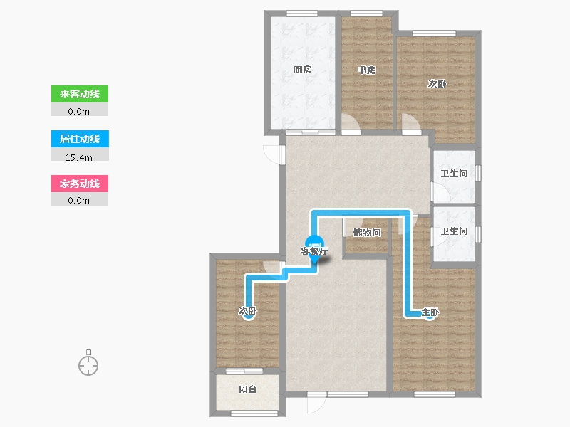 河北省-秦皇岛市-在水一方-125.62-户型库-动静线