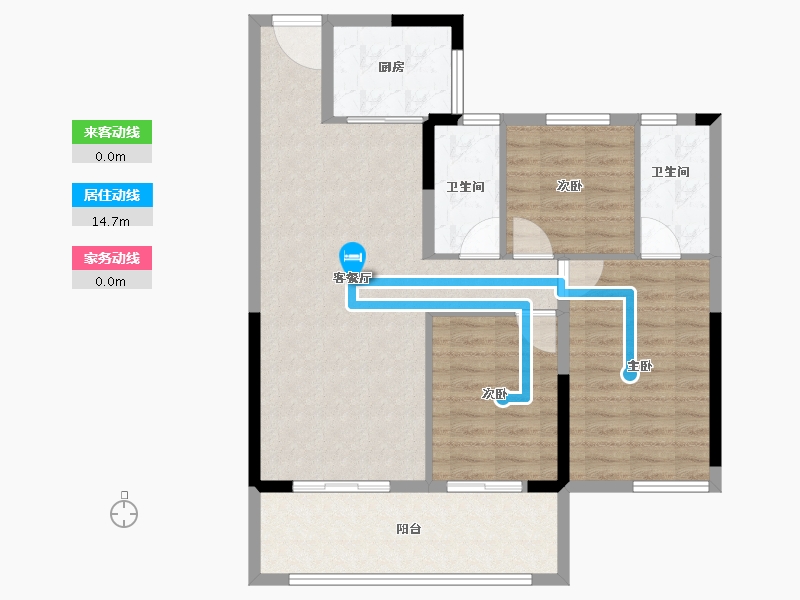 福建省-莆田市-玖玺正荣府3期-92.00-户型库-动静线