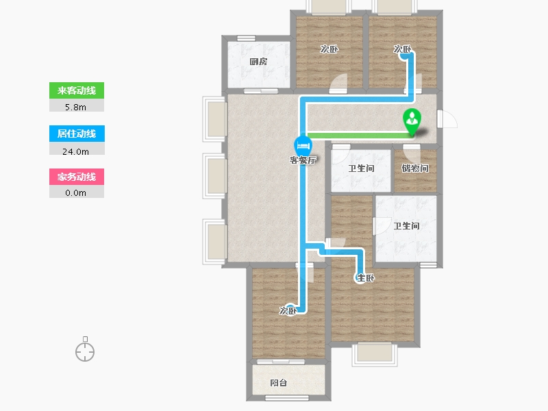 山东省-济宁市-西岸华府二期-118.30-户型库-动静线