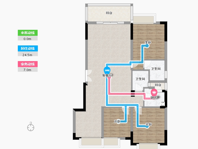 四川省-成都市-堰山和畔-110.00-户型库-动静线