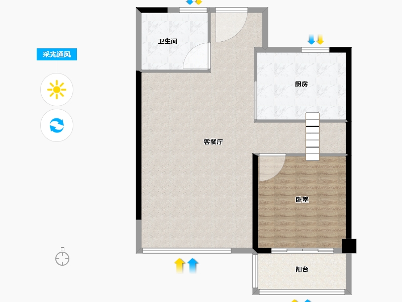 福建省-莆田市-保利城天宸-99.93-户型库-采光通风