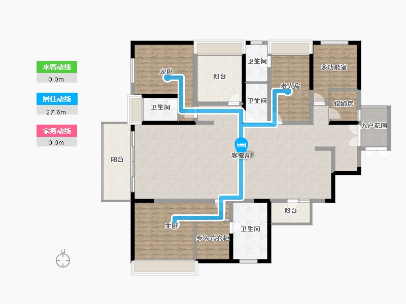 广西壮族自治区-贵港市-鑫炎凤凰城-201.38-户型库-动静线