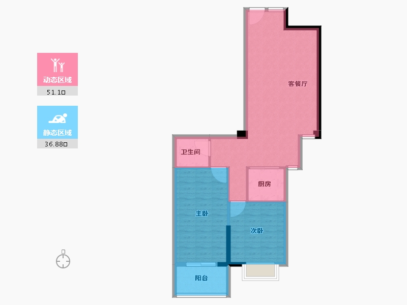 福建省-莆田市-凤达南湖佳园-79.95-户型库-动静分区