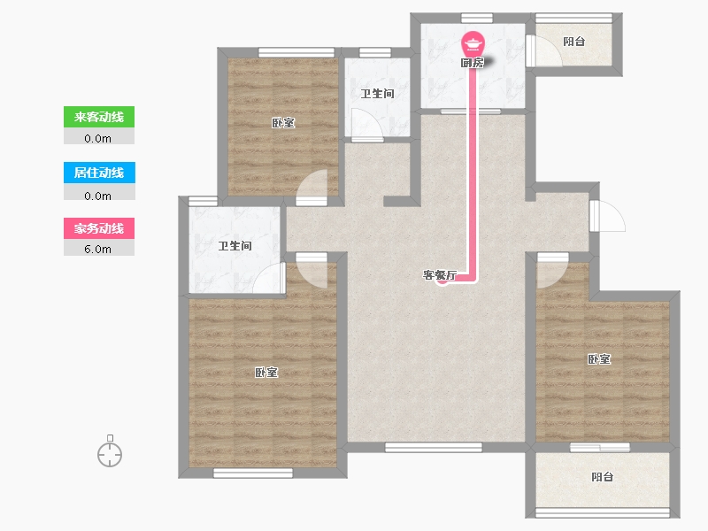 山东省-潍坊市-北斗山河城-100.00-户型库-动静线