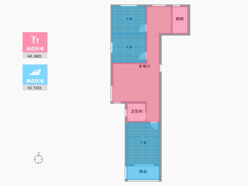 河北省-秦皇岛市-在水一方-80.20-户型库-动静分区