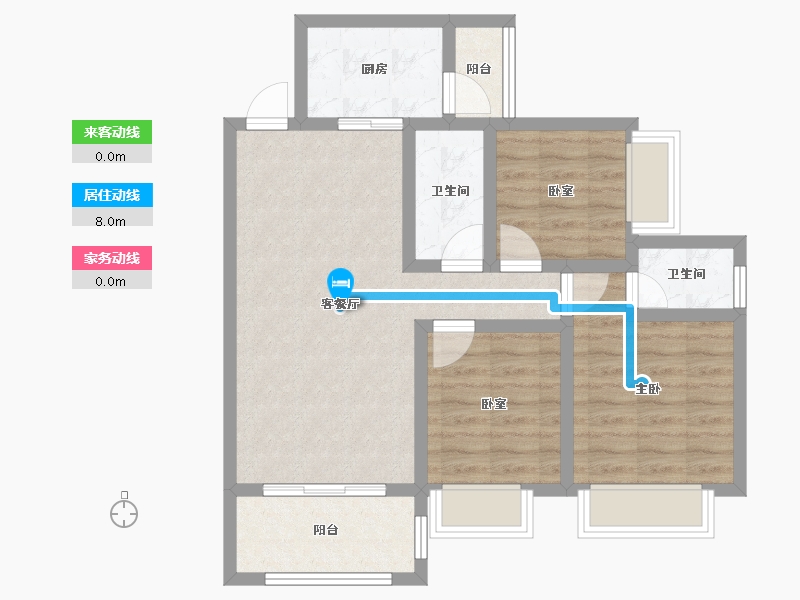 广东省-清远市-富强花园-73.26-户型库-动静线