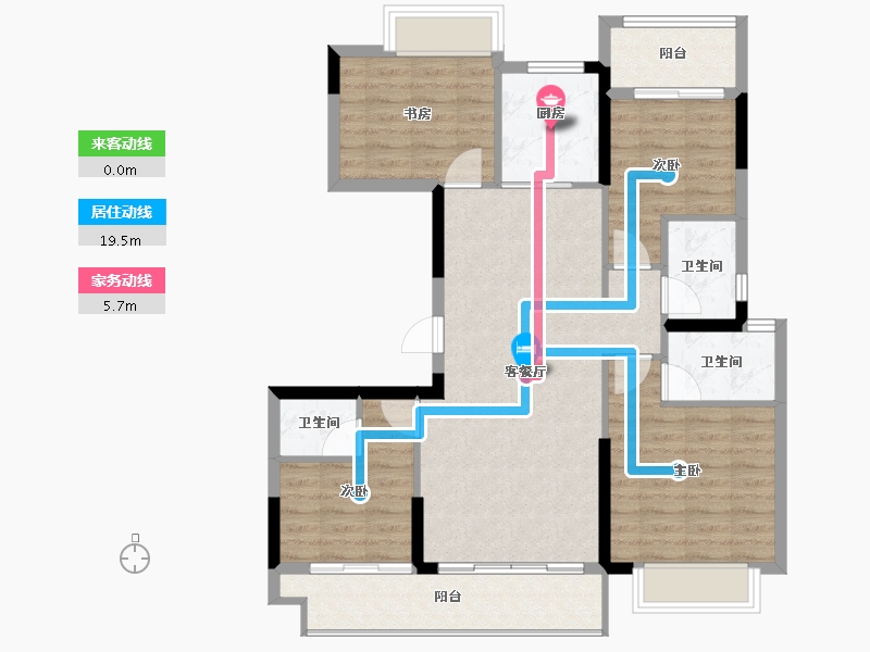 福建省-莆田市-铜锣湾万达广场-93.89-户型库-动静线