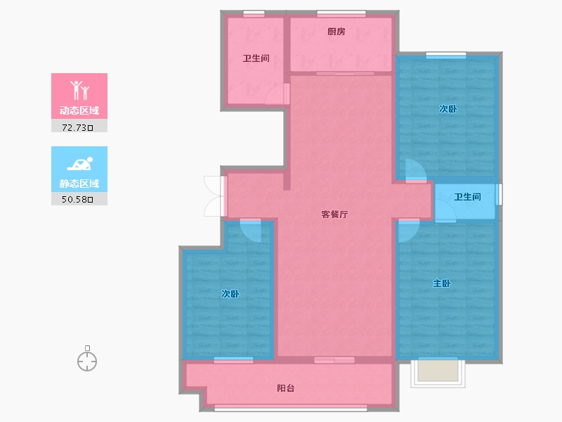 河南省-商丘市-史丹利·景城花园-110.40-户型库-动静分区