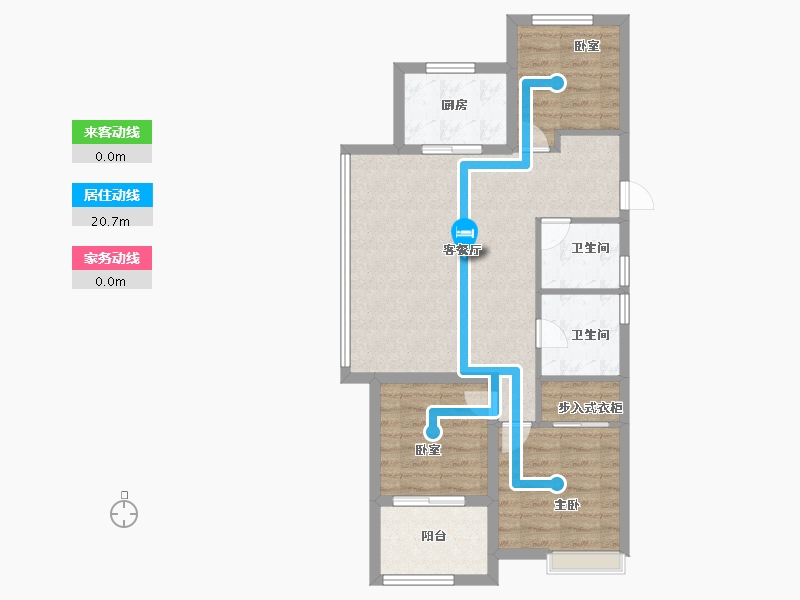 福建省-福州市-水晶榕著-71.20-户型库-动静线