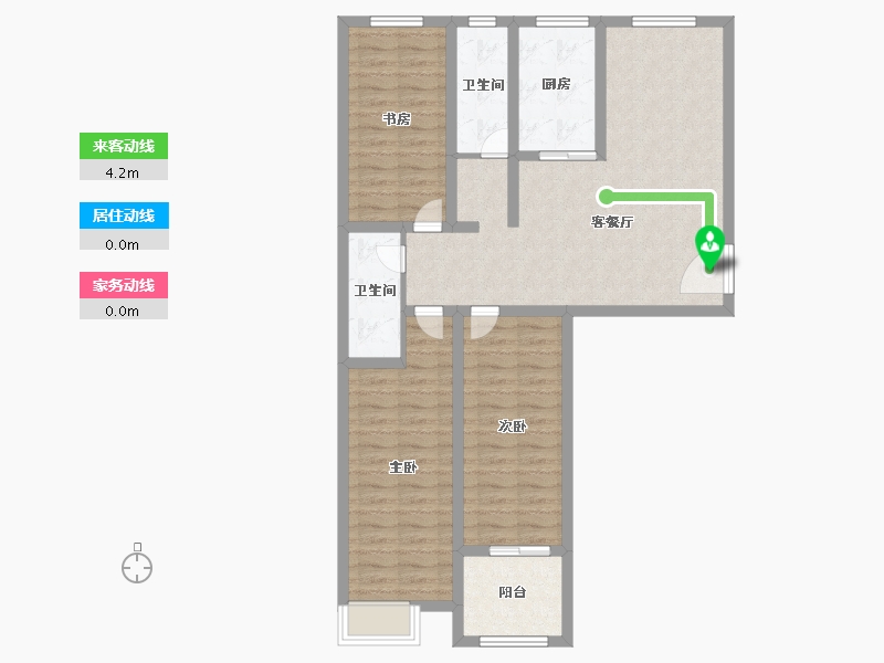 山东省-济宁市-水韵城-94.83-户型库-动静线