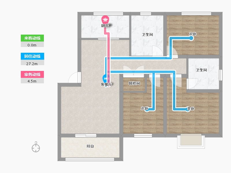 江苏省-连云港市-福居·新天地-95.04-户型库-动静线