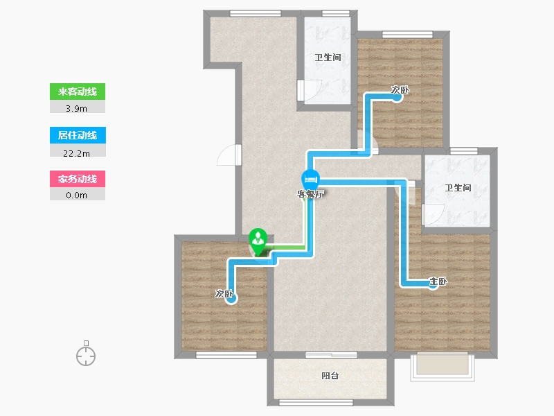 山东省-菏泽市-鑫源麗水城-113.06-户型库-动静线