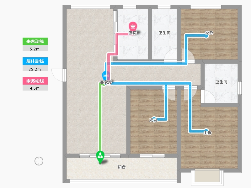 河南省-濮阳市-丽景上品-104.50-户型库-动静线