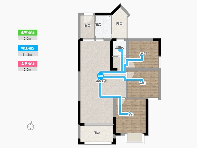 广西壮族自治区-来宾市-金霖华庭二期-81.04-户型库-动静线