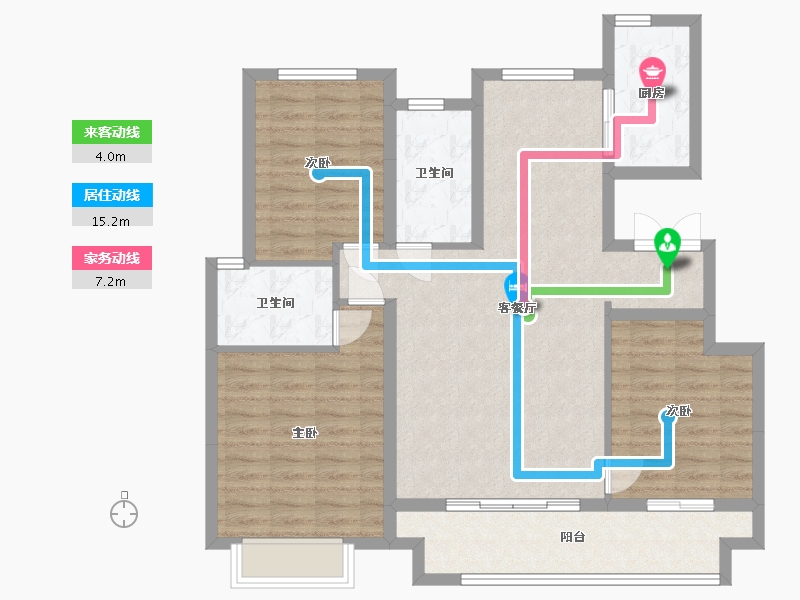 江西省-上饶市-上坤滨江四季-100.00-户型库-动静线