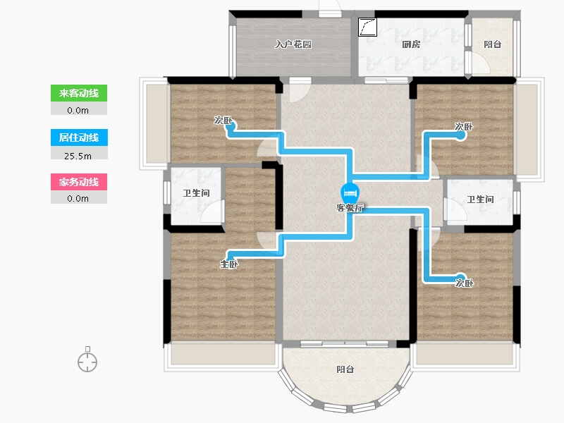 广东省-阳江市-凯旋华府-148.00-户型库-动静线