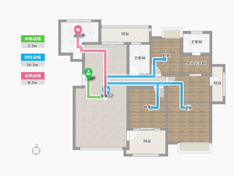 山东省-烟台市-海悦城-143.20-户型库-动静线