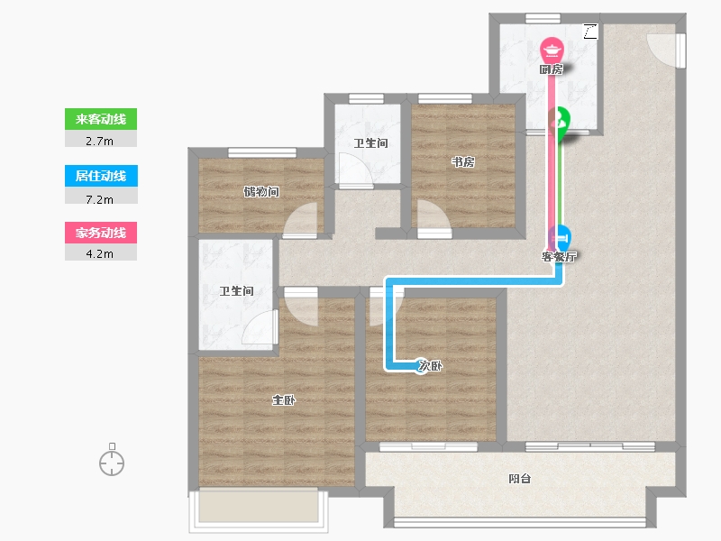 山东省-济宁市-均和惠民·玖悦-102.58-户型库-动静线