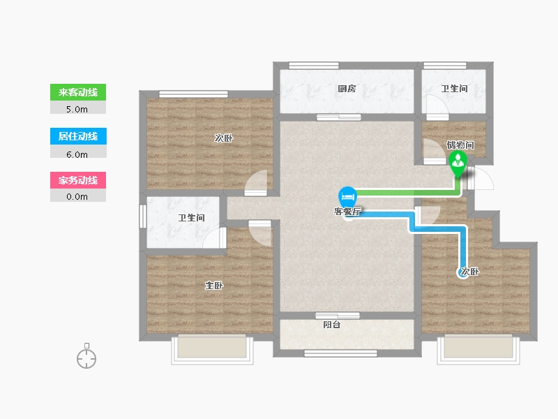 山东省-济宁市-恒兴经典-101.28-户型库-动静线