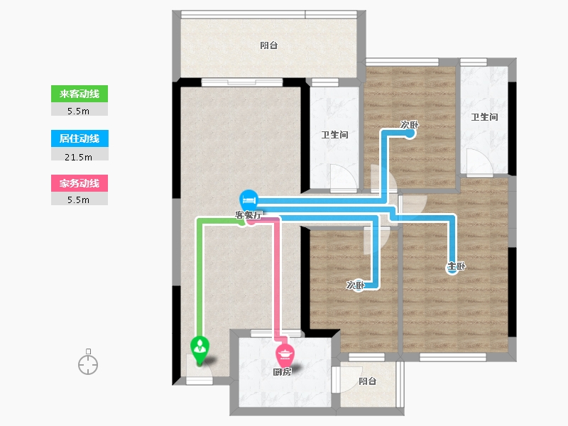 广东省-湛江市-智领汇锦轩-92.26-户型库-动静线