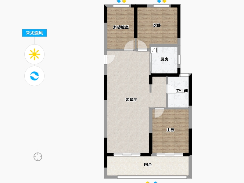 河南省-开封市-星联·岚溪府-85.00-户型库-采光通风