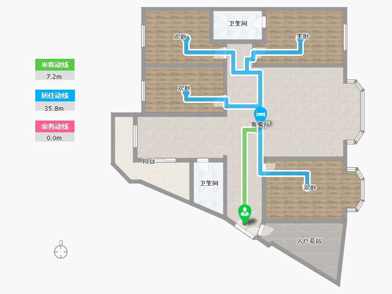 吉林省-长春市-三家新村-235.00-户型库-动静线