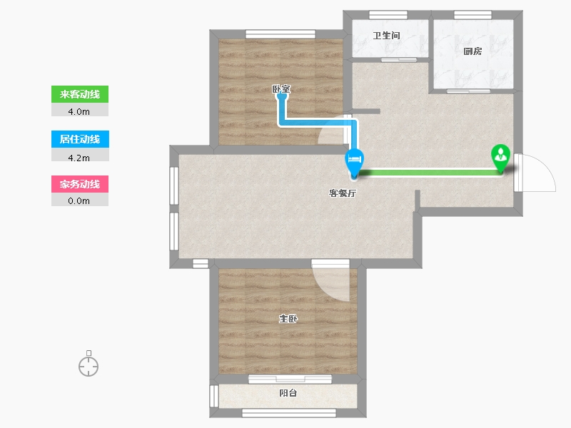 山东省-烟台市-福润华府-64.01-户型库-动静线