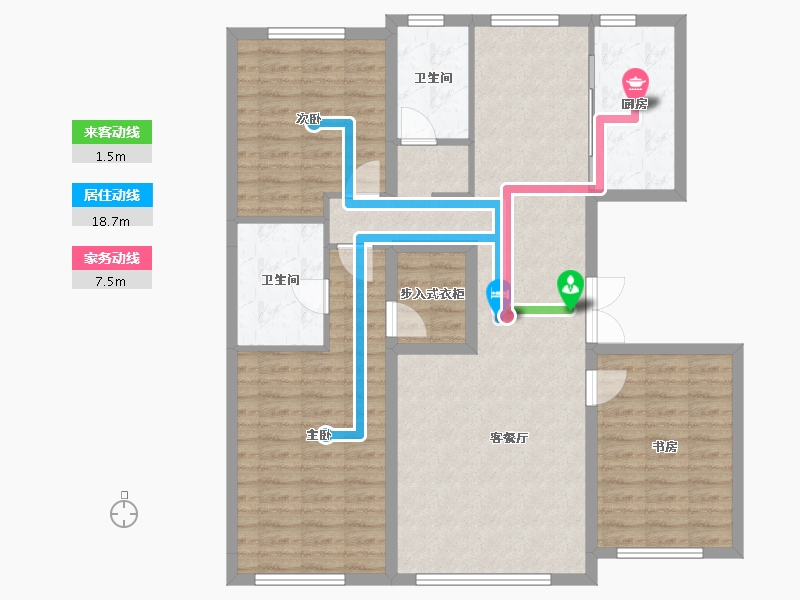 黑龙江省-哈尔滨市-磐石金江悦-111.89-户型库-动静线