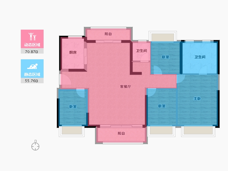 山西省-大同市-方直紫珑府-114.30-户型库-动静分区