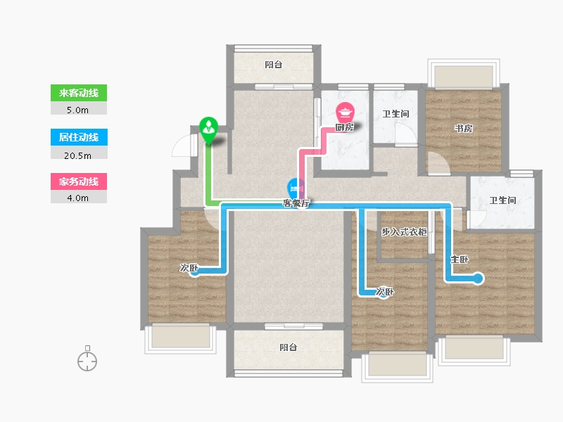 江西省-萍乡市-赣铁・聚龙府-102.11-户型库-动静线