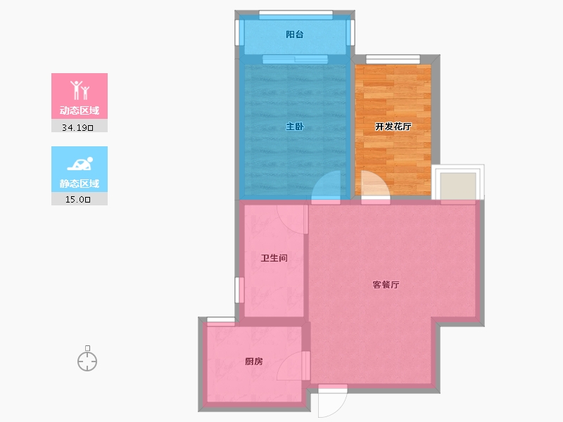 山东省-烟台市-福润华府-51.04-户型库-动静分区