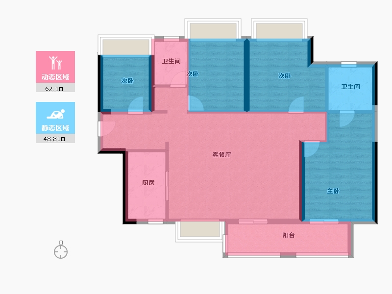 广东省-广州市-实地广州常春藤-100.00-户型库-动静分区