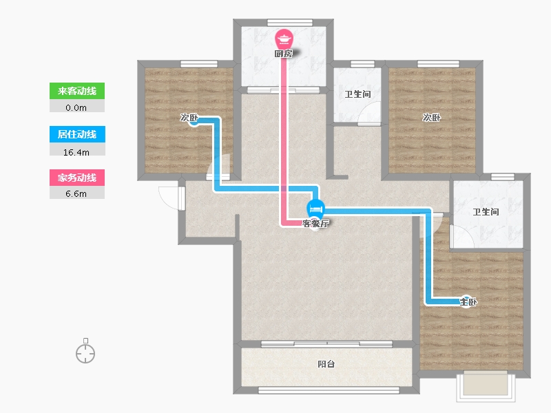 陕西省-渭南市-汇邦沋河瑞府-110.40-户型库-动静线