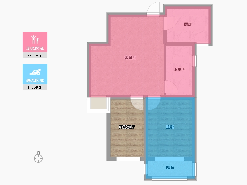 山东省-烟台市-福润华府-51.04-户型库-动静分区