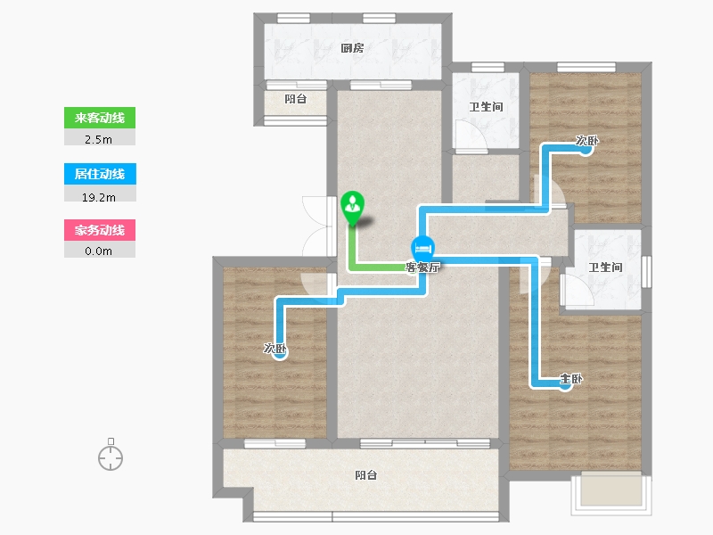 山东省-临沂市-房源·金域上府-94.82-户型库-动静线