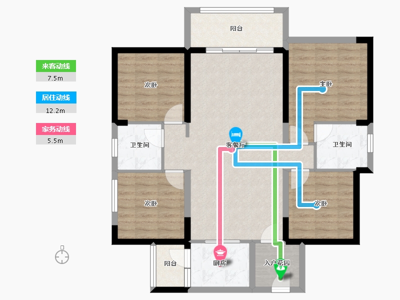 广东省-惠州市-双喜楼-102.37-户型库-动静线