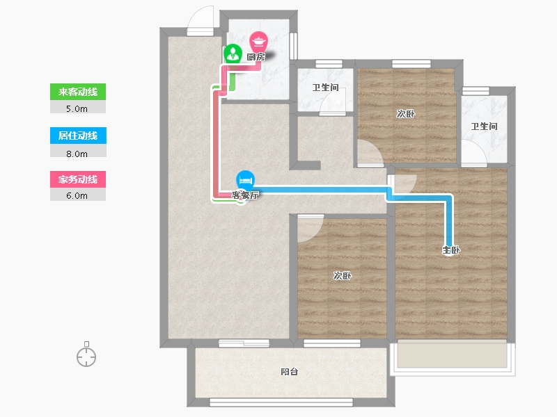 河南省-周口市-广商逸墅三号院-87.50-户型库-动静线