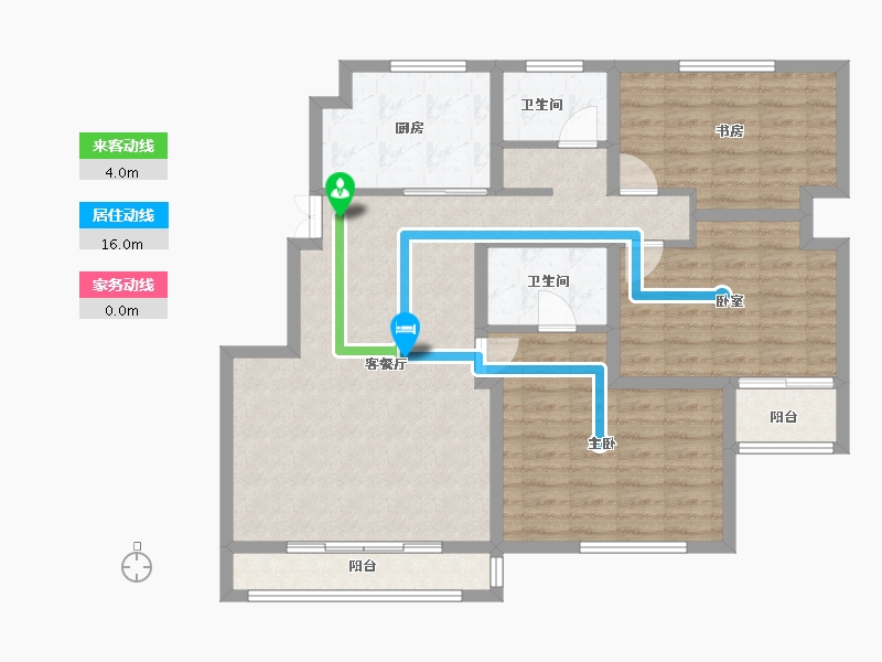 山东省-济宁市-泰和·新天地-102.39-户型库-动静线