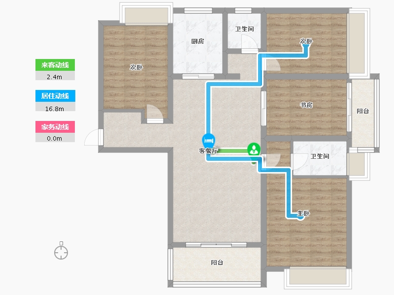 河南省-平顶山市-蔚然花园-114.41-户型库-动静线