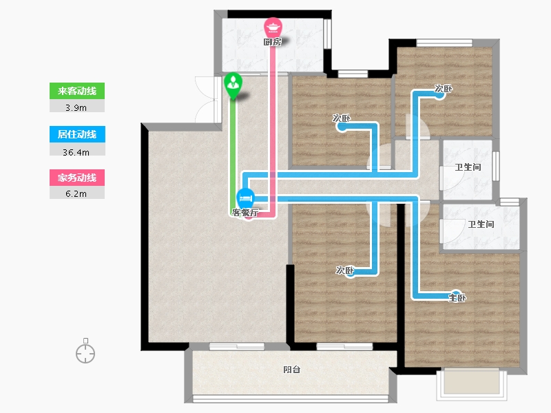 福建省-莆田市-凯天青山城峰璟-112.94-户型库-动静线