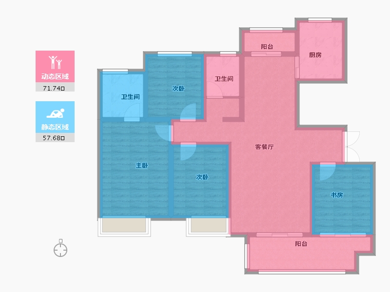 河南省-平顶山市-郏县建业城-115.20-户型库-动静分区